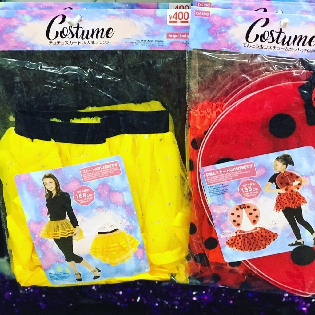 チュチュスカート、てんとう虫コスチューム