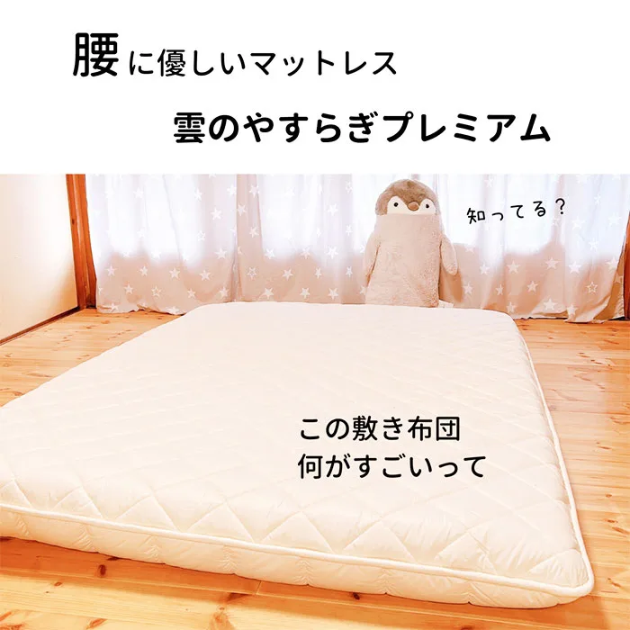 出産時に買えば良かった!寝心地が良すぎる腰痛マットレス 雲のやすらぎプレミアム