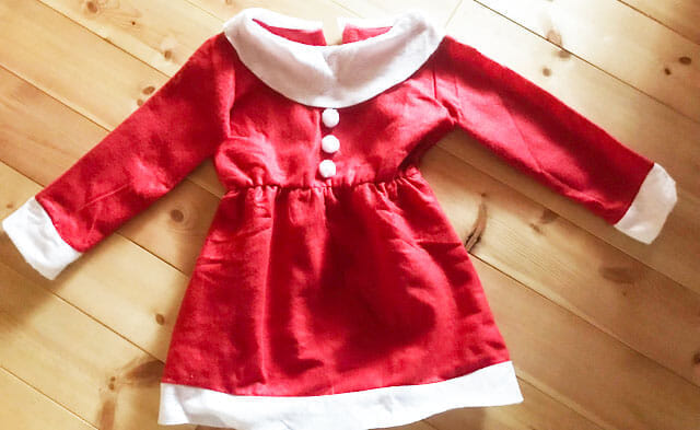 ダイソーで300円のクリスマス衣装 子供は何サイズまで着られる ママズハッカー Mama S Hacker