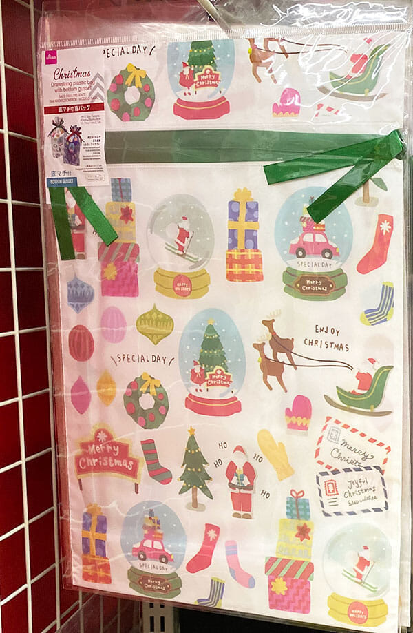 100均 クリスマスラッピング